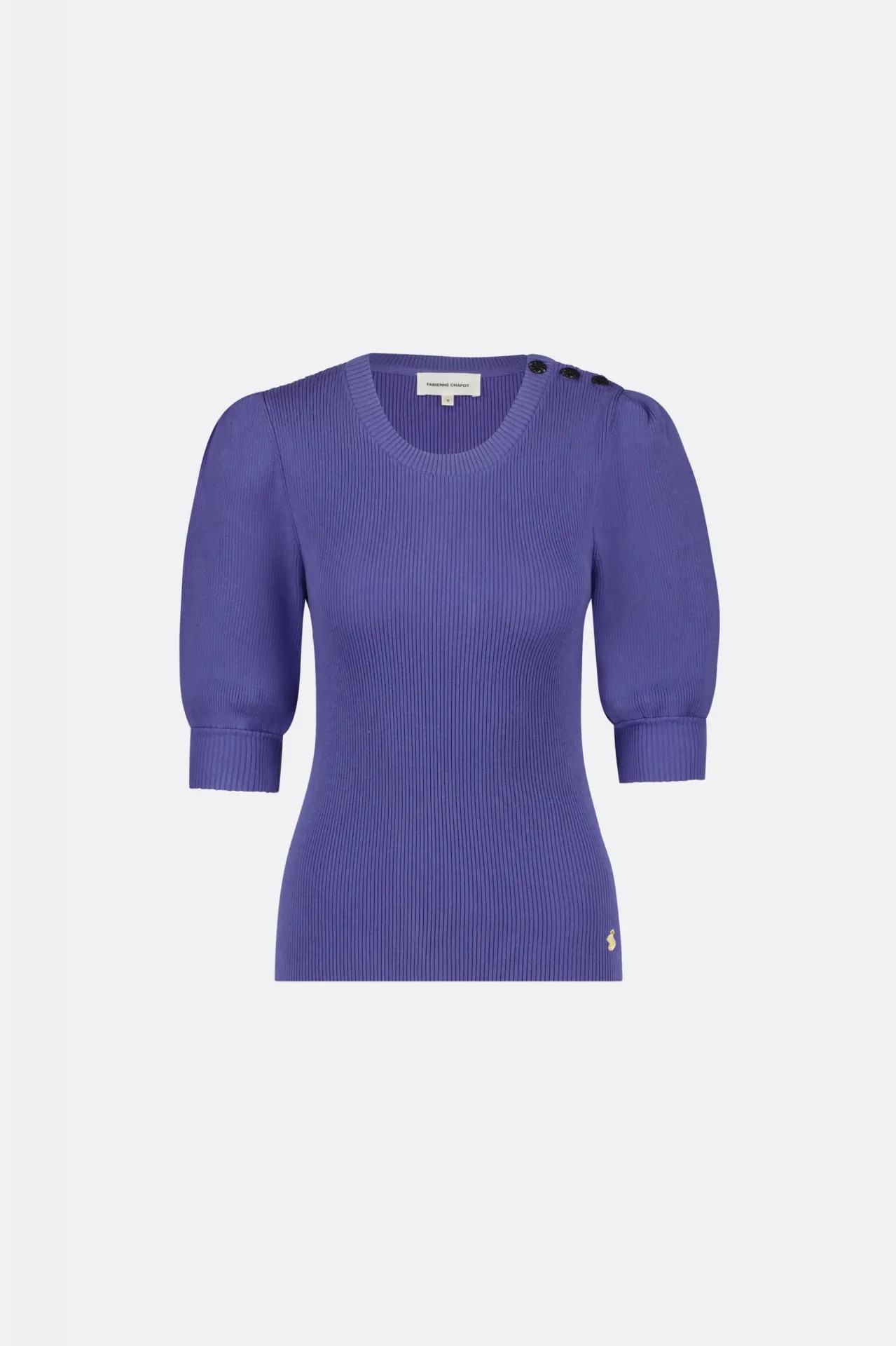 Paarse dames pullover Fabienne Chapot - Lillian SS pullover