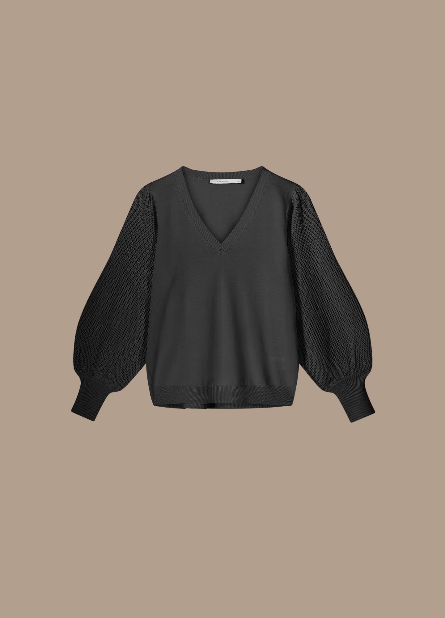 Zwarte dames sweater summum - 7s5759-7892