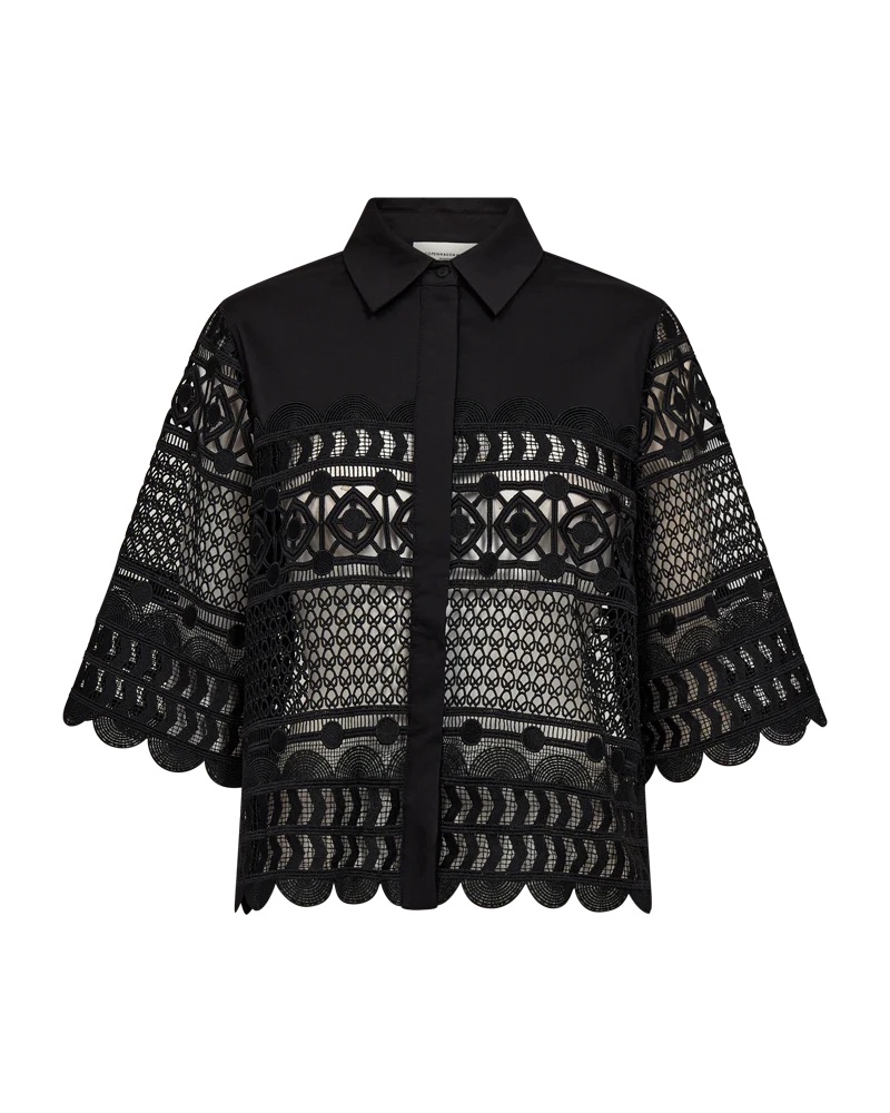 Zwarte dames blouse Copenhagen Muse - Vitra