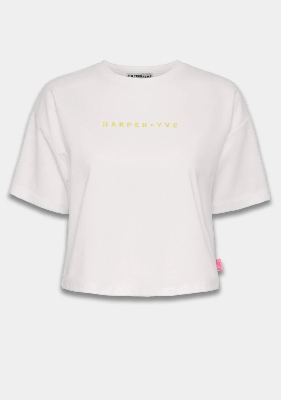 Wit dames T-shirt Harper&Yve - HS24D318