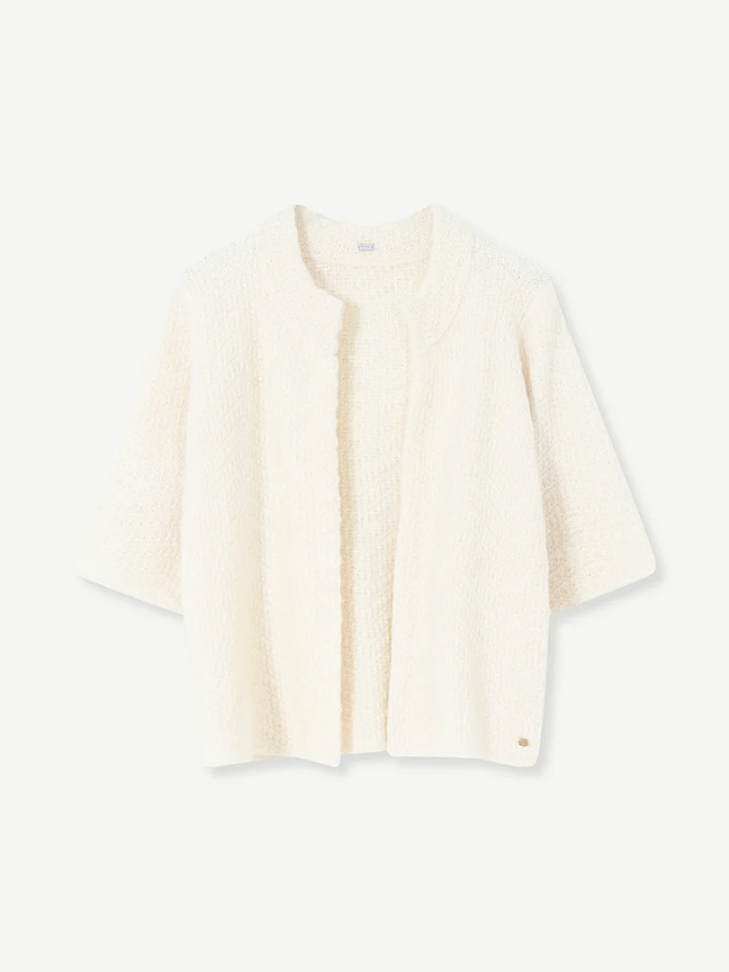 Witte dames knit blouse Gustav - Parker