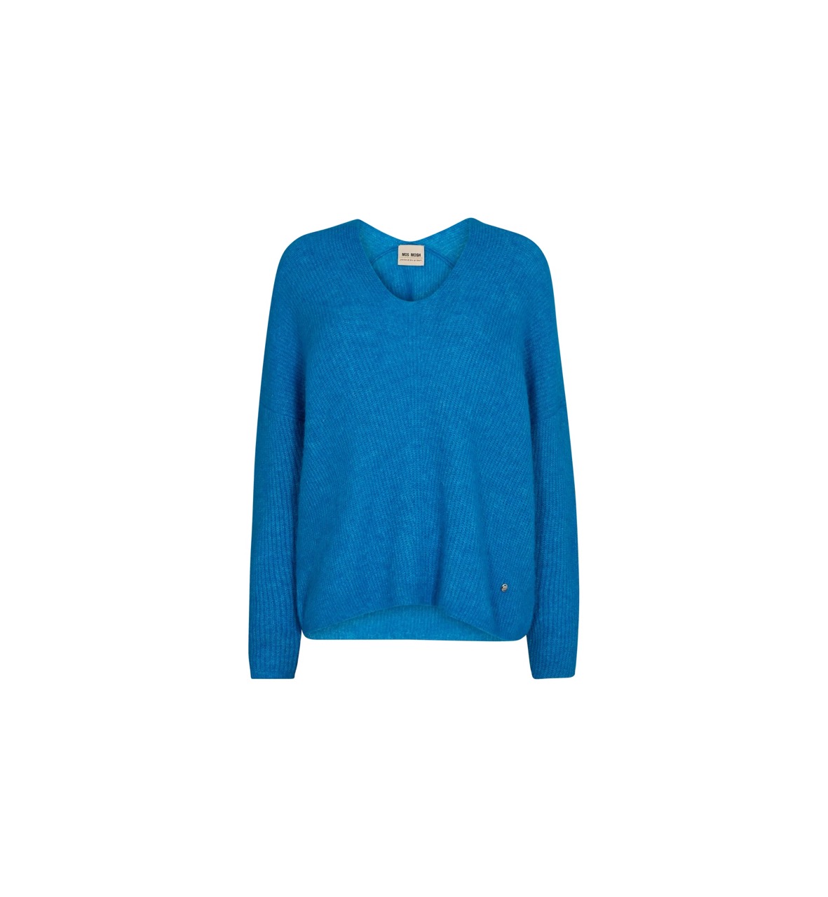Blauwe dames sweater Mos Mosh - MMThora V-Neck Knit