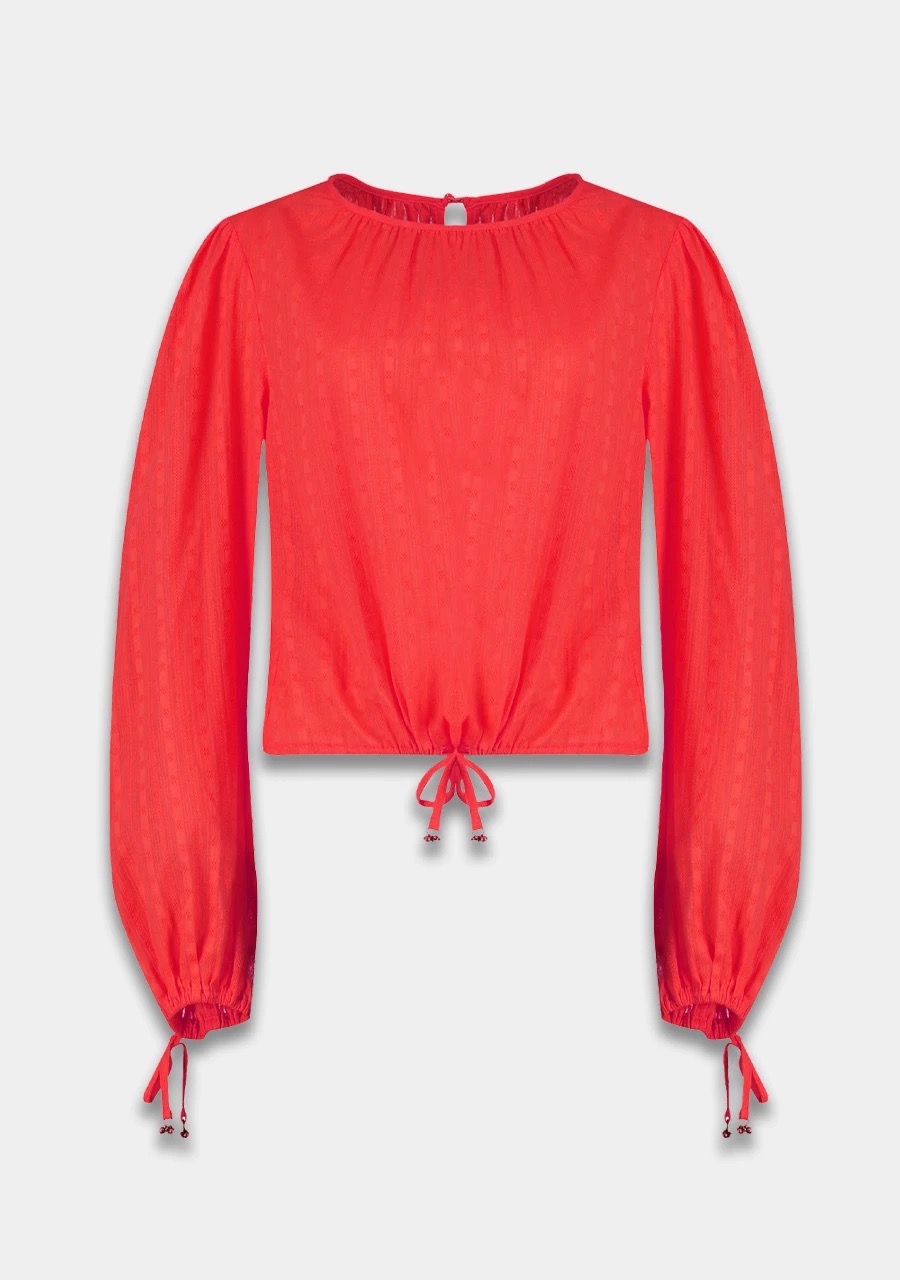 Rode dames blouse Harper&Yve - Luna blouse