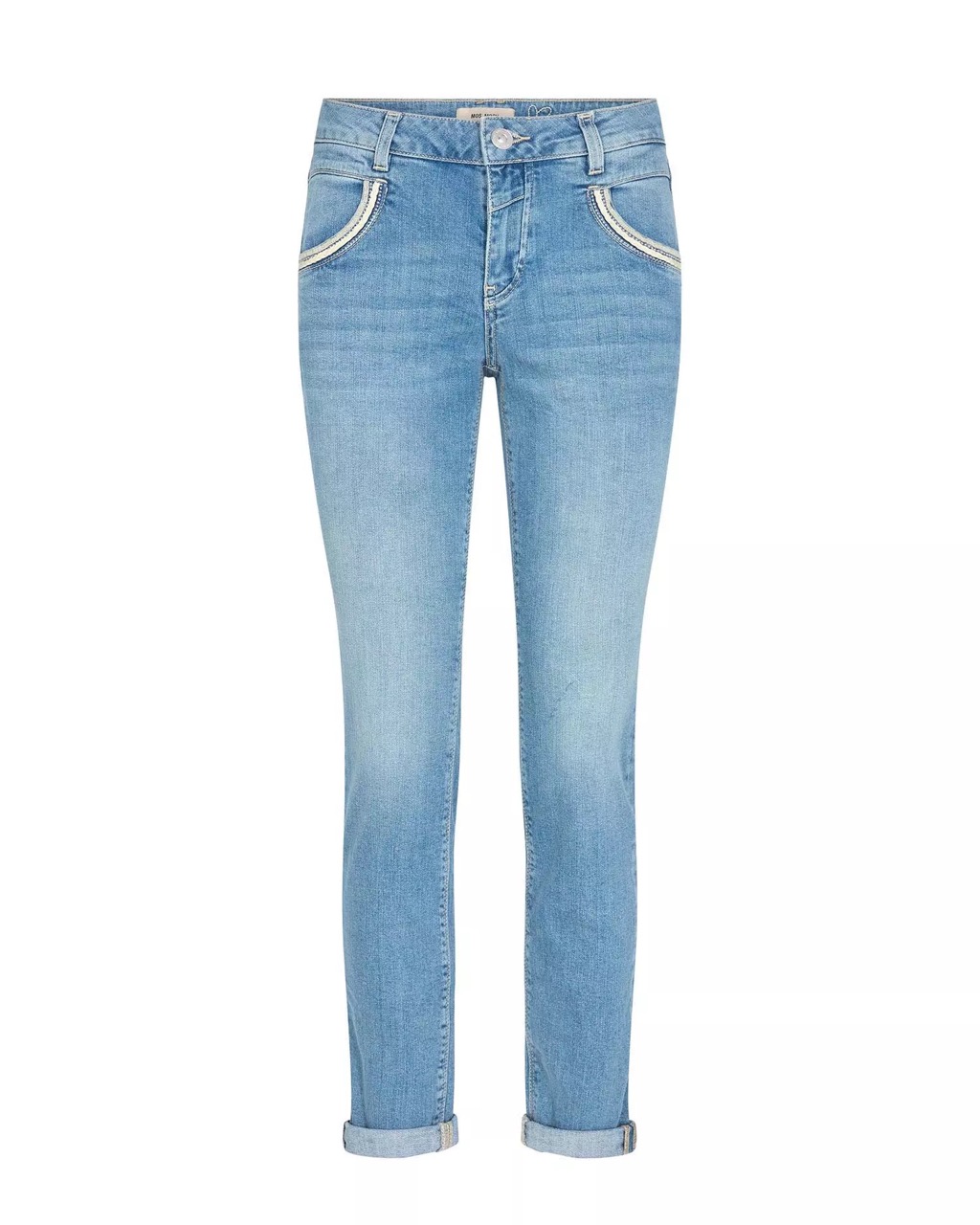 Blauwe dames spijkerbroek MosMosh - Sansa jeans Naomi