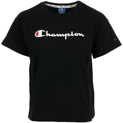Zwart dames t-shirt Champion - 111393 KK001