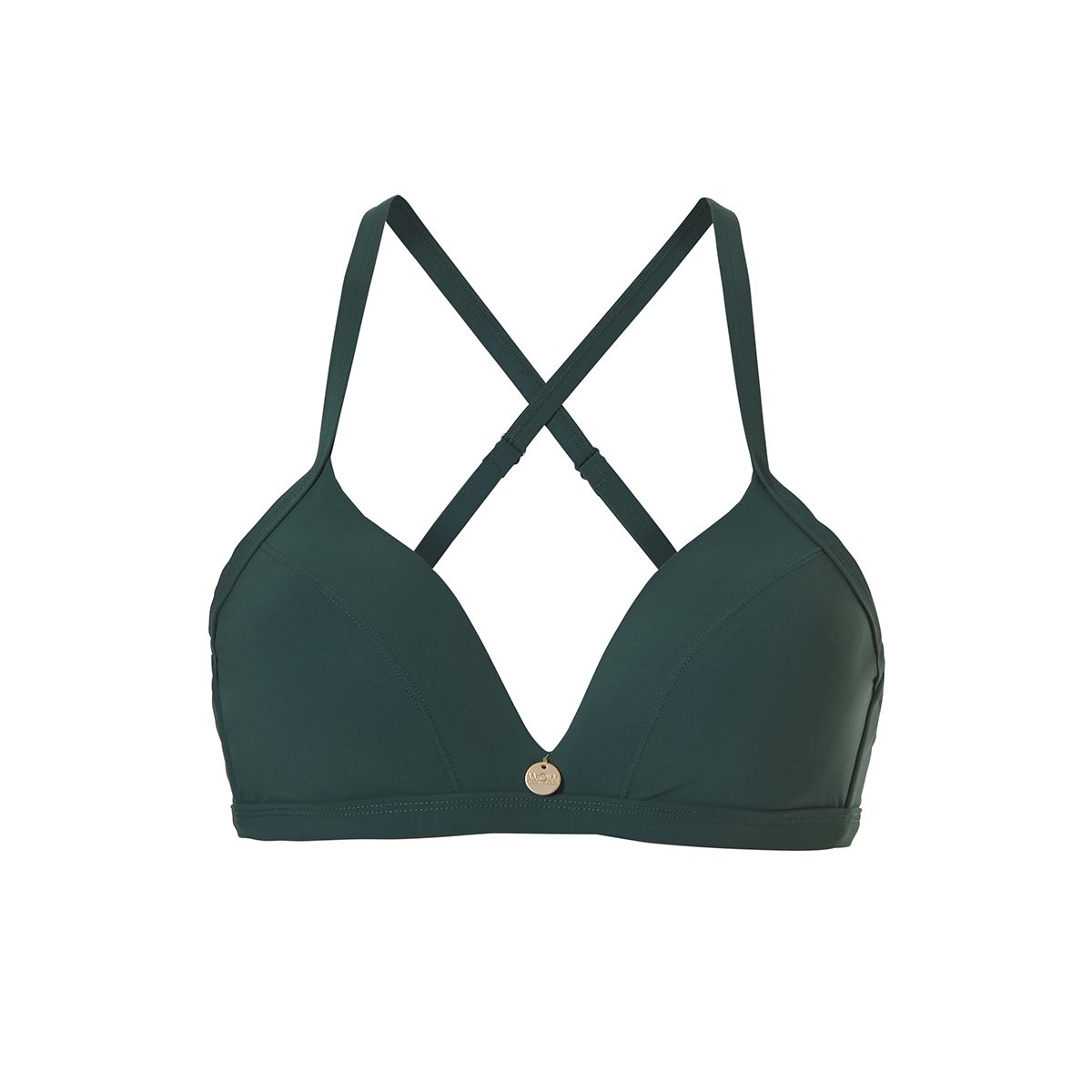 Groene triangel bikini top Wow - 201122095 2095