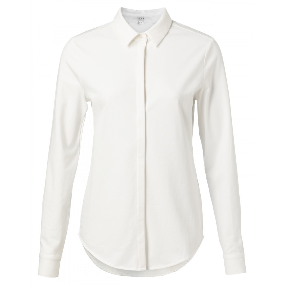 Witte dames blouse Yaya - 1109150N 00000