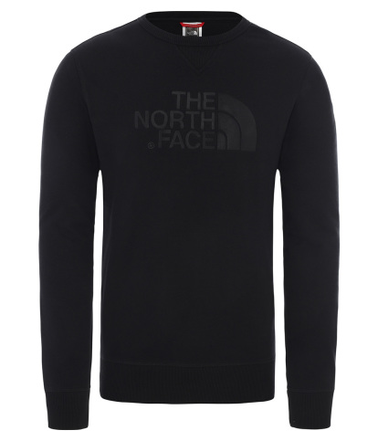 zwarte print sweater The North Face M Drew peak  crew