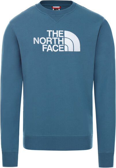 Blauwe heren sweater - The North Face - M drew peak crew 