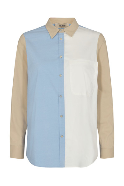 Blauwe dames blouse Mos Mosh - Bella Block 138320-477