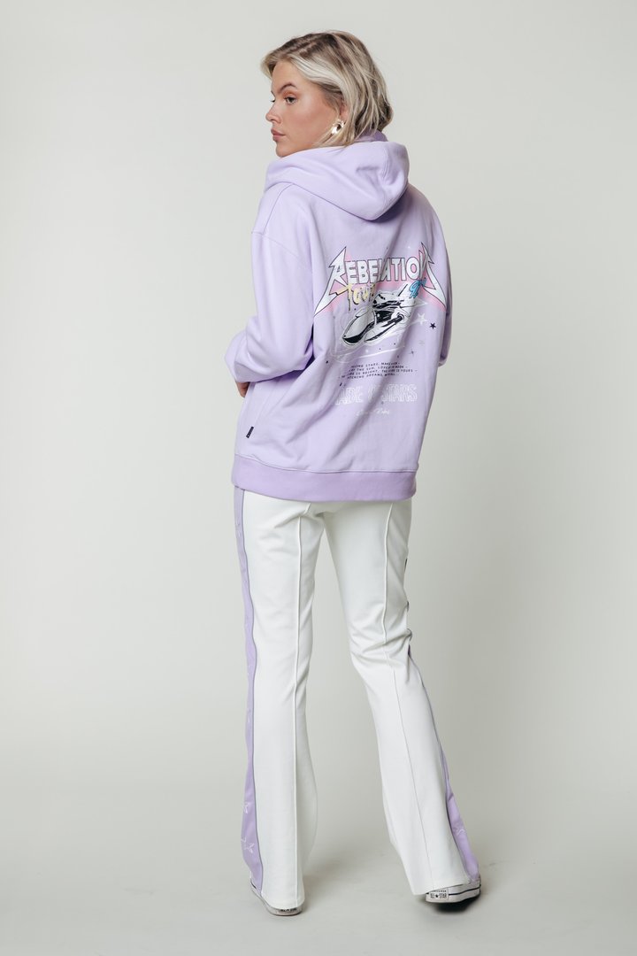 Paarse dames hoodie Colourful Rebel - Rebelation Hoodie 10166 lilac