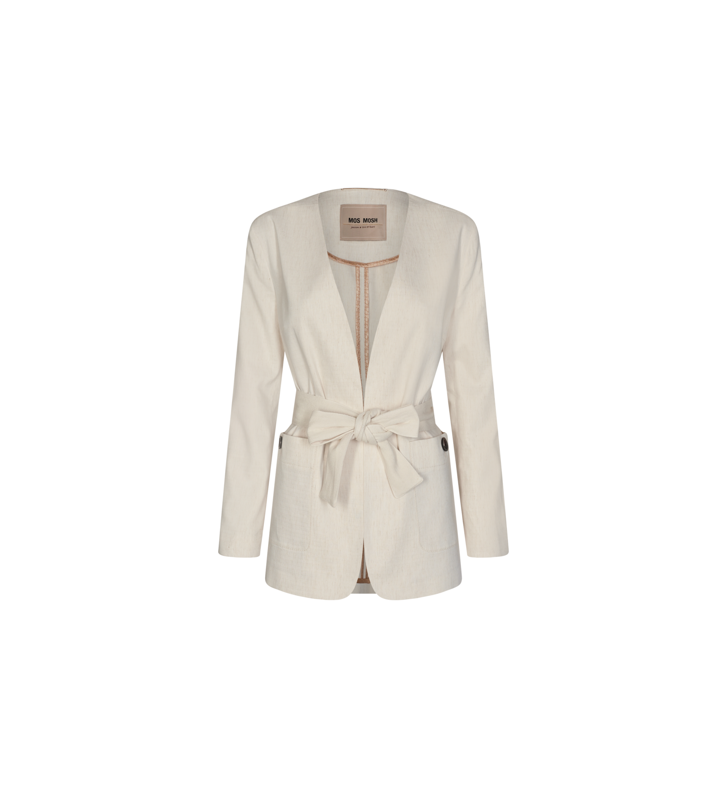 Witte linnen blazer Mos Mosh - Tropez 139160-180
