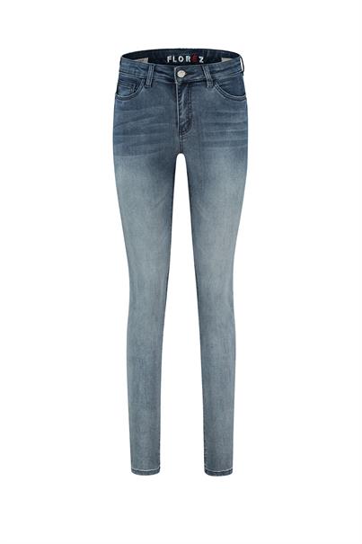 Blauw grijze dames jeans Florez Charmeur - blue grey