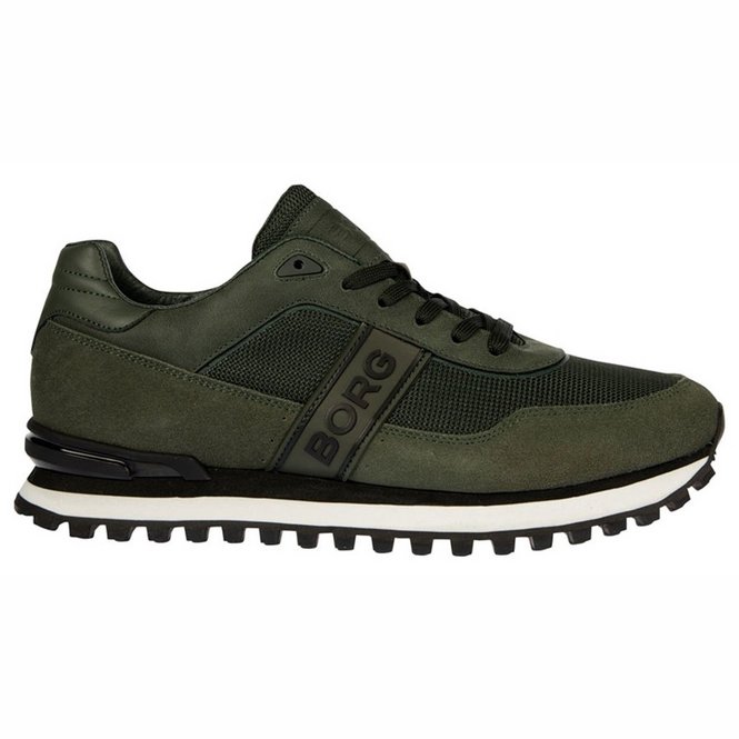 Groene heren sneakers Bjorn Borg - R2000-9600 olive