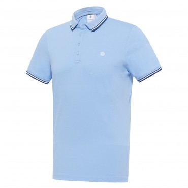 Blauwe heren polo Blue Industry - KBIS22-M24
