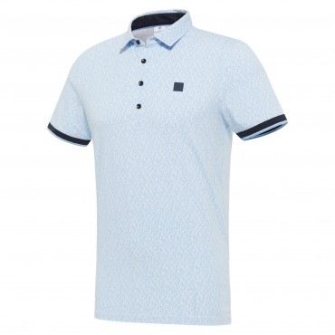 Blauwe heren polo Blue Industry - KBIS22-M32