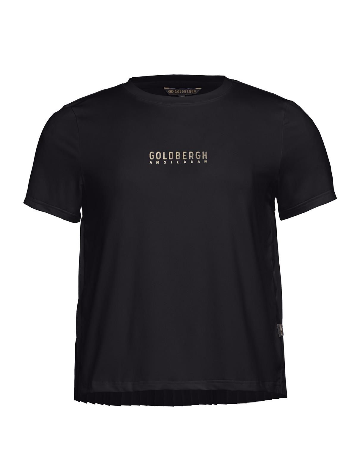 Zwart dames T-shirt Goldbergh - Groove short top