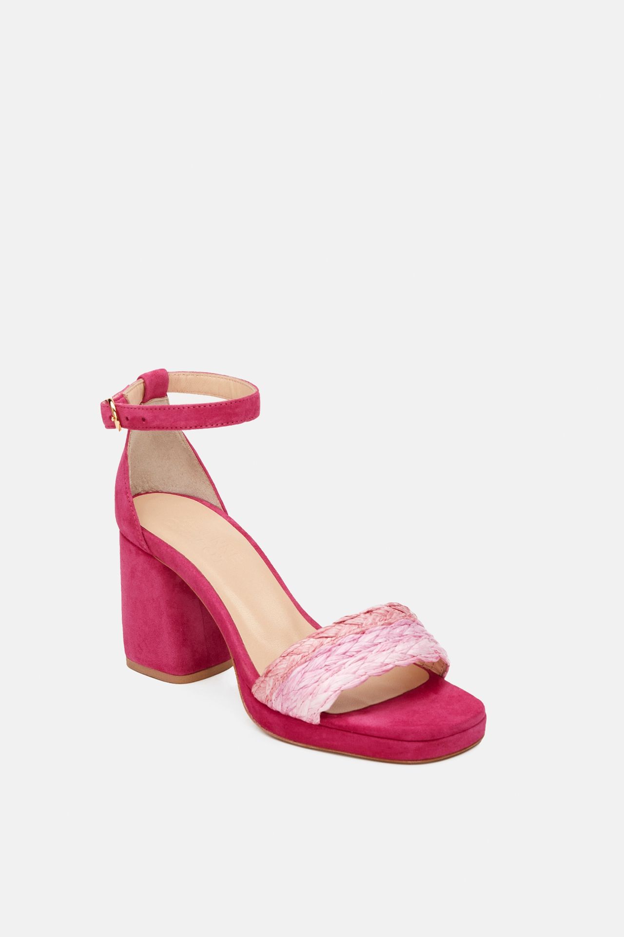 Roze dames sandalen Fabienne Chapot - Braidy sandal