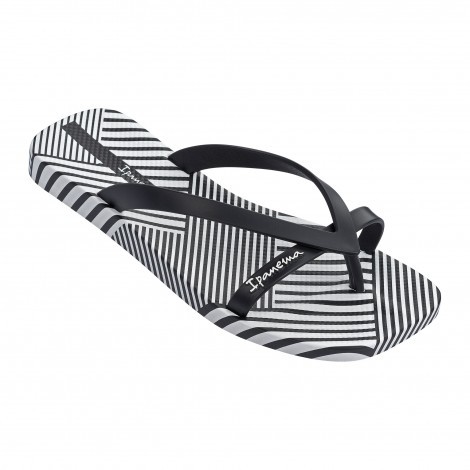 Zwart/Witte dames slippers Ipanema - Fashion Kirey 81941-21666