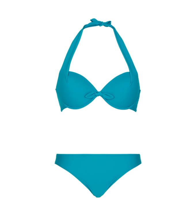 Turquoise dames bikini cup C Lingadore - Ibiza halterneck
