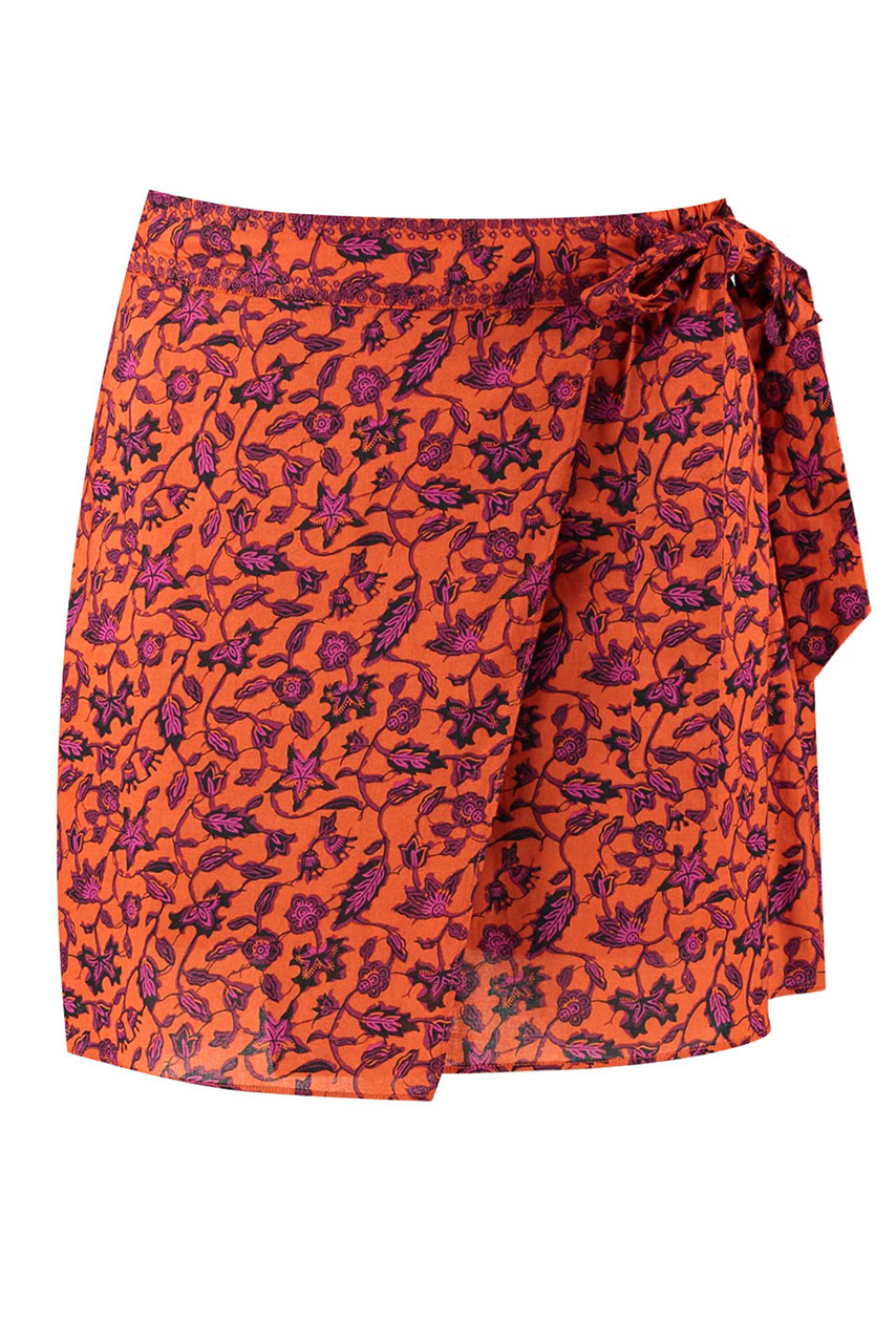 Oranje dames rok met print - Harper&Yve - SS21J100 - 200