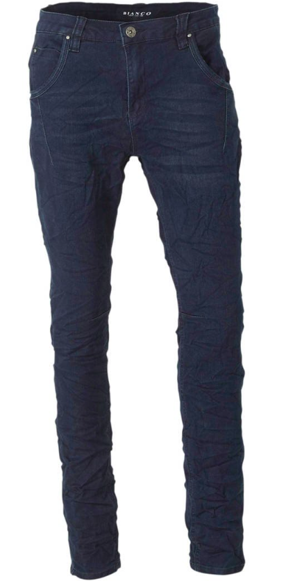 Donkerblauwe dames jeans - 1219551 - dark blue denim