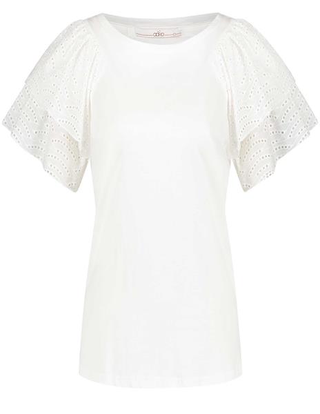 Wit dames shirt met kant - Aaiko - 114300 les blans