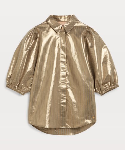 Gouden dames blouse Josh V - Bronze Manon - JV-2207-0105 bre