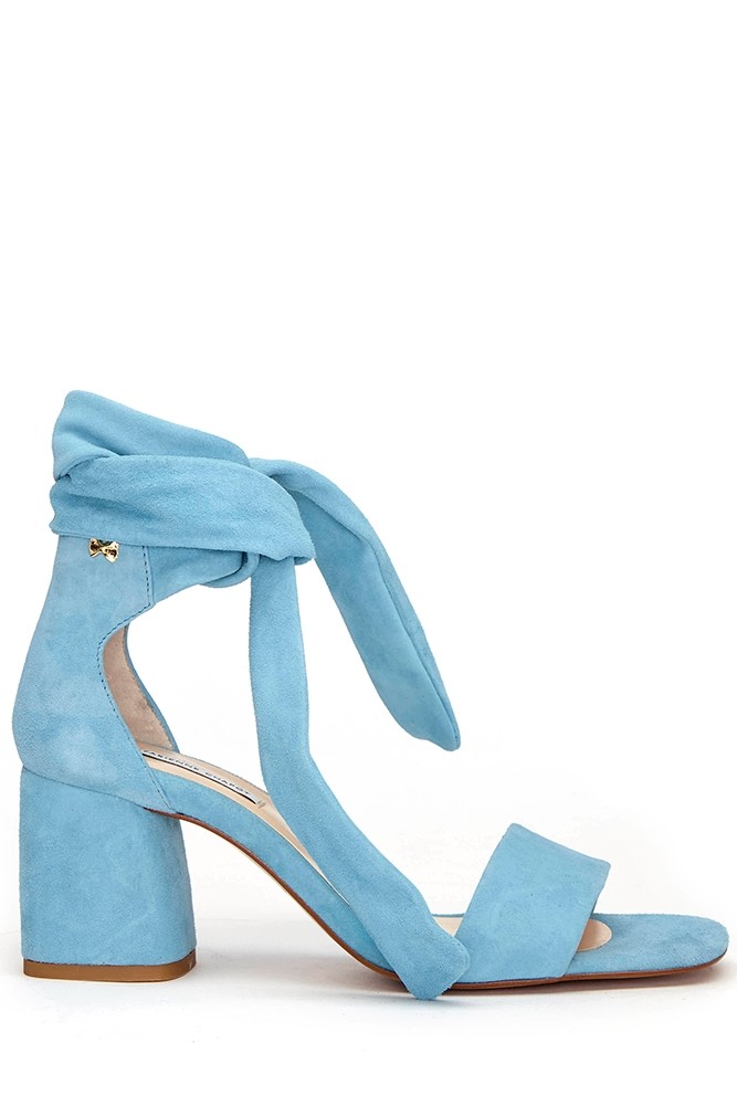 Blauwe dames sandaal met hak Fabienne Chapot - Selene heeled sandal 