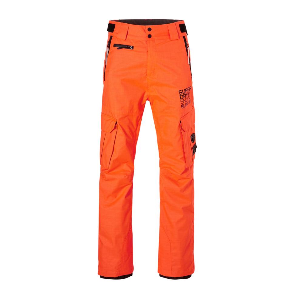 Oranje heren ski/snowboard broek Superdry - M70002WPF2