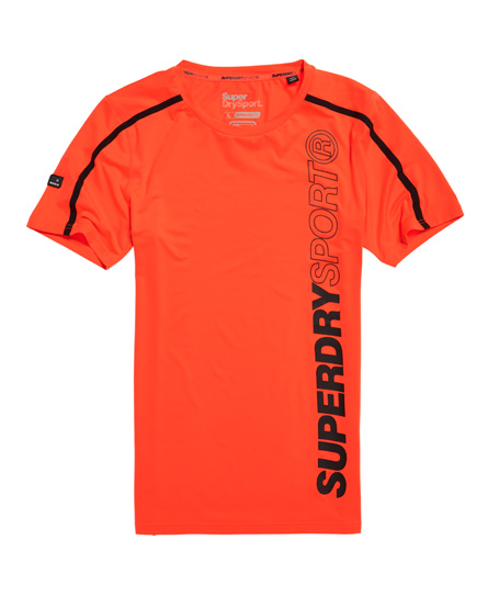 Oranje heren sport shirt km Superdry - M10024PP