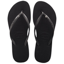 Zwarte dames slippers Havaianas - Slim Crystal Glamour