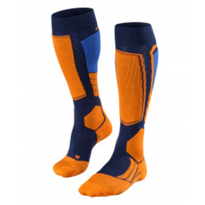 Blauw/Oranje sokken - Falke - Marine - 6120