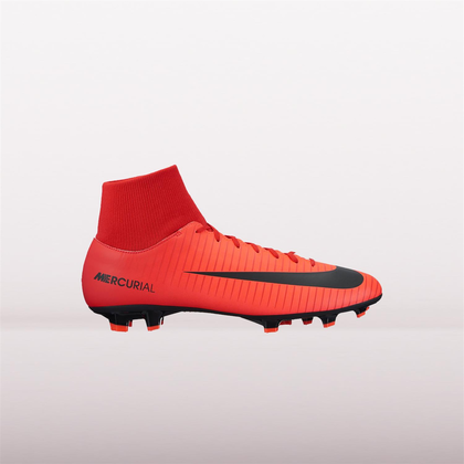 Sportique :: SPORT :: Rood zwarte Voetbalschoenen Nike Mercurial Vicotry DF FG -903609
